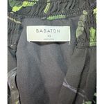 Babaton Aritizia  Botanical Floral Print Blouse Smocked  Sleeve Shirt Chiffon XS Photo 4