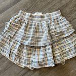Aerie  ruffle smock plaid skirt ✨ Photo 3