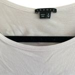 Theory  Pale Lavender Cropped Sleeve Knit Top Size Small Photo 3