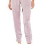 Young Fabulous and Broke Jamie Satin Jogger Pants Medium Lavender Purple Cargo Photo 4