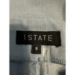 1. STATE High Waisted Pants Size 8 Blue Straight Leg Office Business Casual Photo 4