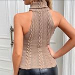 Lavishly Paris NWT, Solid High Neck Tank Top. Photo 7