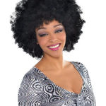 Oversized Afro Costume Wig Black Size undefined Photo 0