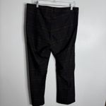 Avenue Montaigne Leo Kick Flare Pant Plaid Black Red Size 12 Designer Photo 1
