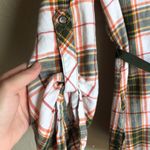 Cato Plaid quarter sleeve & belt tie button down shirt Photo 5