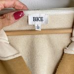 BKE Buckle Colorblock Patchwork Raw Edge Oversized Hoodie L Photo 11