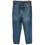Madewell  High Rise The Momjean Stratfield Wash Jeans Blue Size 26 Ankle Photo 5