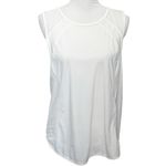 Lululemon  Sculpt Tank Women’s Size Large White Sleeveless Mesh Back Activewear Photo 1