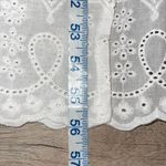 Hello Molly Womens Shirred Strappy Open Back Maxi Dress White Size Medium NWT Photo 9