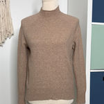 J.Crew Women's  Roll Neck Sweater Oatmeal Tan Brown Merino Wool Alpaca XXS Photo 0