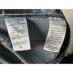 Time and Tru Mid Rise Size 16 Blue Floral Denim Cuffed‎ Shorts Photo 5