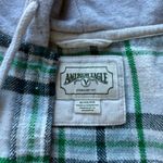 American Eagle  Flannel Hoodie Photo 2