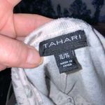 Tahari Dusty Rose Gray V Neck Short Sleeve Super Soft Sleep Shirt Night Gown XL Photo 11