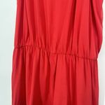 Signature Studio Red Boho Romper Patriotic Embroidered Crochet Pom Poms … Photo 3