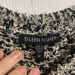 Eileen Fisher Cotton Blend Tufted Twist Cap Sleeve Knit Top Size Medium Photo 4