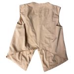 Naked Zebra Tan Blush Vest Crossover Top Photo 1