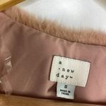 A New Day Pink Faux Fur Sleeveless Open Front Vest Women's Size Small S Photo 3