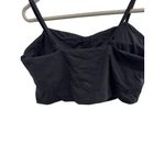 JoyLab Black With Gold Stripes Active Crop Tank (XXL) Photo 2