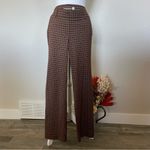 Betabrand  Brown Plaid Dress Yoga Pants Photo 1