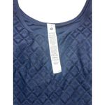 NWT Lululemon Large Textured Mesh Tank Club Blue Tennis Top Medium Support Bra Photo 4