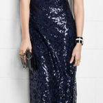 W•too WTOO Navy Blue Sequin Dress Photo 0