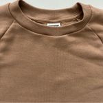 PINK - Victoria's Secret  Tan Short Sleeve Sweatshirt Size S Photo 7