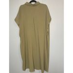 Torrid  Olive Green Drop Shoulder Shirt Dress Tunic Button Up Plus Size 4X Photo 1
