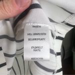 After Market Striped Puff Sleeve Black & White Vertical Blouse Size Small Photo 6