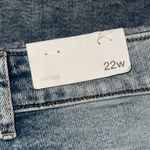 Maurice's  Vintage High Rise Light Wash Fray Hem Denim Jean Skirt Women’s 22 Photo 5