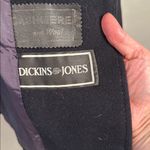 Vintage Dickins & Jones Cashmere and Wool Pea Coat Size 12 Navy Blue One Photo 7
