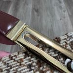 Vintage Brown Pattern Woven Purse Hand Bag Clutch Photo 6