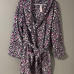 Victoria's Secret  Pink Leopard Print Robe Photo 0