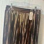 Love Riche Love‎ Riche Chocolate/Bronze Pleated Skirt Size Large Photo 2