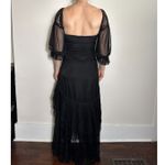 Whimsigoth Semi Sheer High Low Lace Dress Size S Black Photo 2