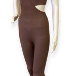 It Takes Nothing Cutout Seamless Jumpsuit Brown Photo 4
