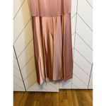 Alice + Olivia Stacey Bendet Women’s 8 Burnt Rose Satin Julietta Slip Dress Formal Photo 2