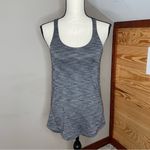 Lululemon  Moment To Movement 2-In-1 Sports Bra Tank Heather Grey Black 4 W1BG0S Photo 2