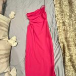 Lulus Flirty Temptation Hot Pink One-Shoulder Cutout Bodycon Dress Photo 5
