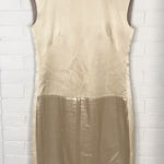 W By Worth Champagne Shimmer Sequin Sheath Dress Size 2 Photo 0