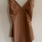 SKIMS Body Unlined Plunge Thong Bodysuit in Sienna, Size XS Photo 0