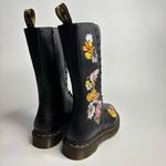 Dr. Martens  1914 Vonda II Originals Floral Combat Boots in Black Softy T Photo 2