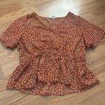 Hippie Rose Floral Sheer Top Size XL Photo 0