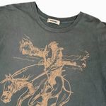 Daydreamer  Fort Worth T Shirt Womens XL Cowboy Rodeo Tee Gray Cotton USA Photo 0