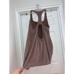 SKIMS Size 4X Glitter Swim Cover up Beach Pool Metallic Dress Jasper Brown NET Photo 6