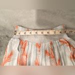 Hollister Forever 21 Size L Tropical Smocked Elastic Waist Blue Coral Flowy Shorts Photo 7