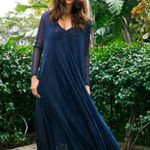 We Are HAH  NWT (Hot As Hell) Mama C Lace Sheer Dress in Navy Photo 3