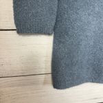 ZARA  Long Sleeve Mini‎ Dress Acrylic Blue Square Neck Ribbed Bodycon Size Medium Photo 4