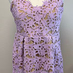 City Chic  Lavender Lace Tank Top - Size 18 Photo 0