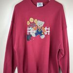 Vintage Bear Gopher Sunflower Farm Sweatshirt Adult Unisex 2X USA Red Photo 0