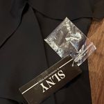 Slny NWT  Elegant Black Sleeveless Dress Cascading Layers Formal Cocktail Photo 4